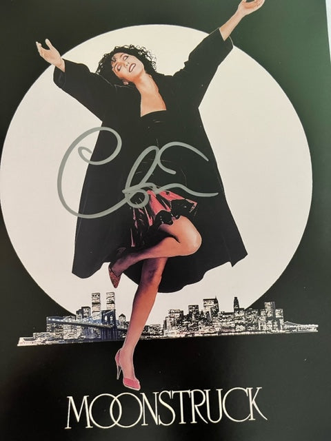 CHER - Moonstruck - Hand Signed 8 x 10 Photo