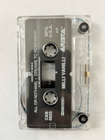 Milli Vanilli - All Or Nothing   U.S. Cassette Single