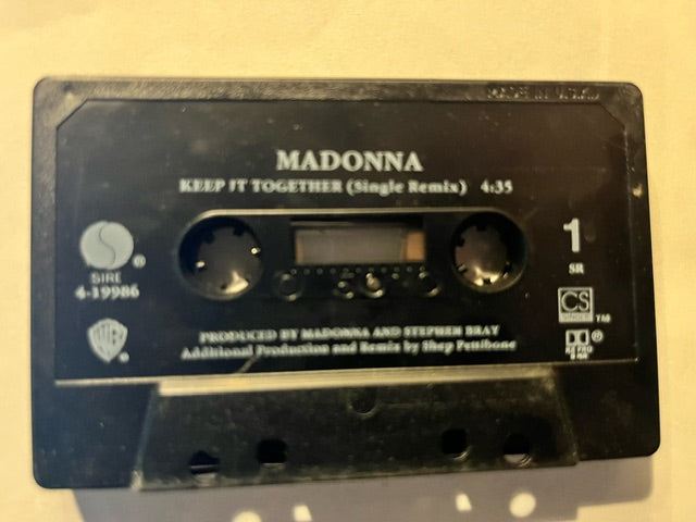 Madonna - Keep It Together    U.S. Cassette Single