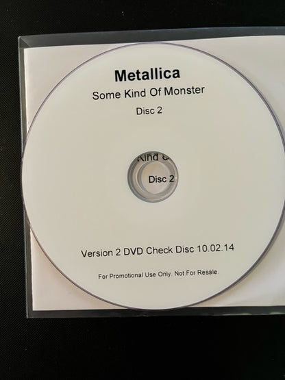 METALLICA - Some Kind Of Monster - UBER RARE - 2 x DVD Test Pressing