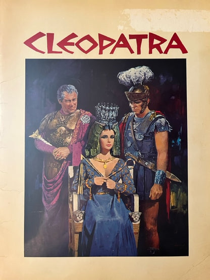 CLEOPATRA Souvenir Film Book - 1963  Elizabeth Taylor - Richard Burton