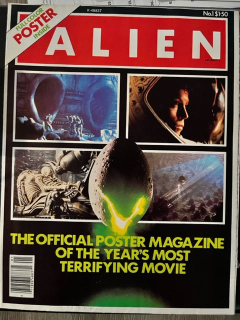 The Book Of ALIEN - 1979 Film Book + Fold Out Poster Booklet