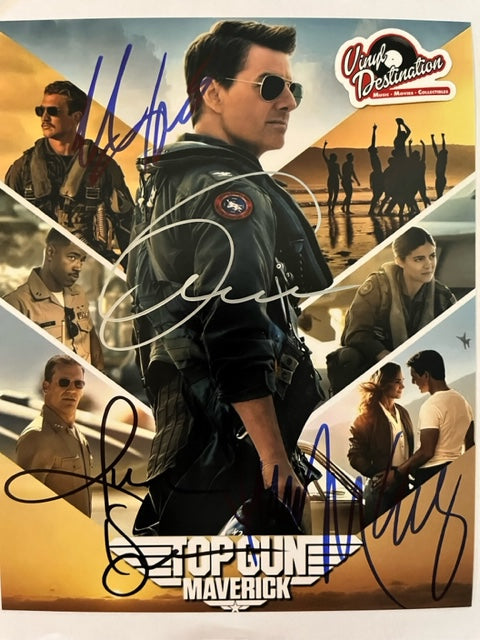 Top Gun - Maverick - Cast Signed 8 x 10 Photo
