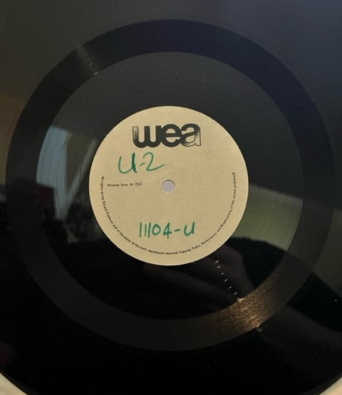 U2 - Pride (In The Name Of Love) - EXTREMELY RARE 2-Sided 12" METAL ACETATE