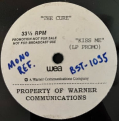 The Cure - Kiss Me - RARE 12" x 2 Metal Acetate Set - Possibly Unique
