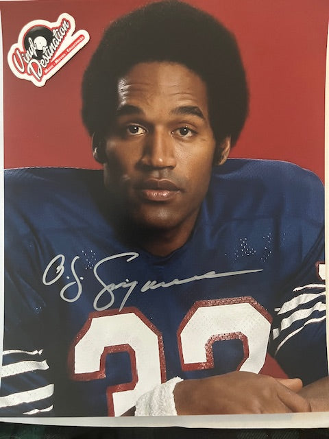 O.J. Simpson - NFL Star   Hand Signed 8 x 10 Photo