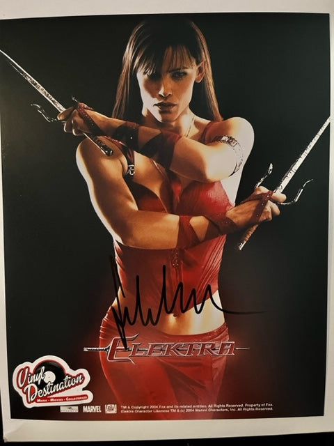 Jennifer Garner - Elektra   Hand Signed 8 x 10 Photo