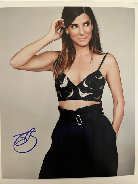 Sandra Bullock - Hand Signed 8 x 10 Photo