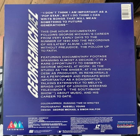 George Michael - Documentary  U.S. 12" Laserdisc