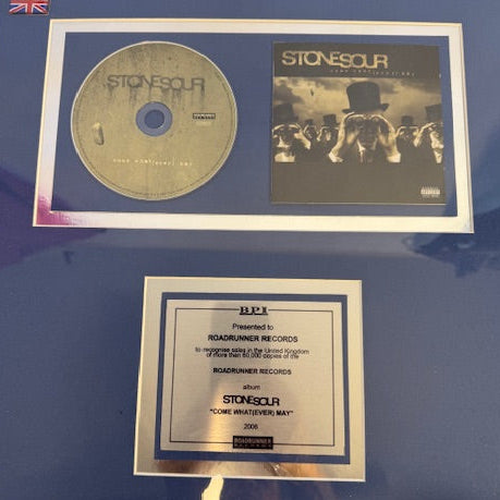 STONE SOUR - Come Whatever May - BPI Sales Award
