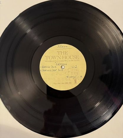 U2 - Lemon Remixes  SUPER RARE UK 4-Track Metal Acetate