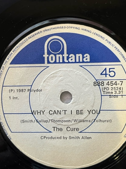THE CURE - Why Can't I Be You? - VERY RARE ZIMBABWE 7" Pressing