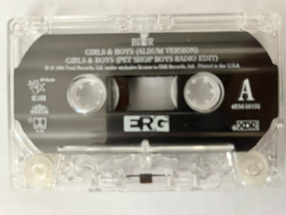 BLUR - Girls & Boys      U.S. Cassette Single