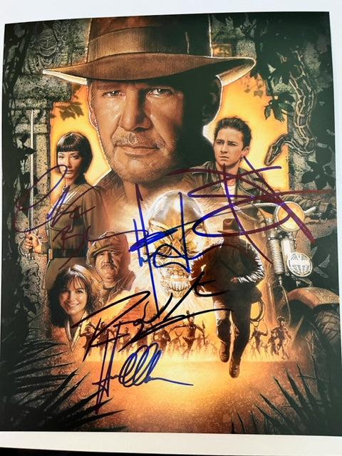 Indiana Jones Kingdom Of The Crystal Skull - Cast Signed 8 x 10 Photo