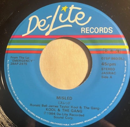 Kool & The Gang - Misled     Japanese Promo 7" Single