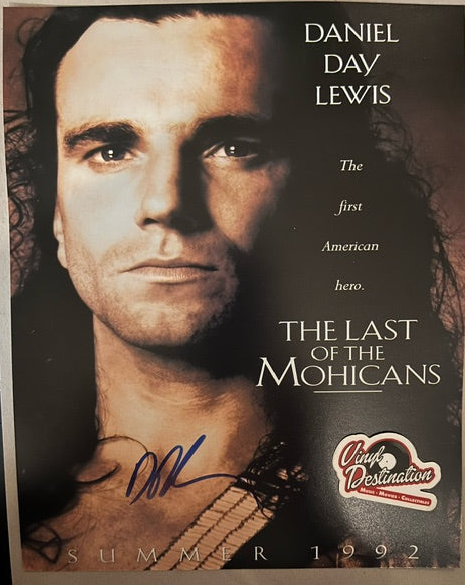 Daniel Day Lewis - Last Of The Mohicans - Hand Signed 8 x 10 Photo