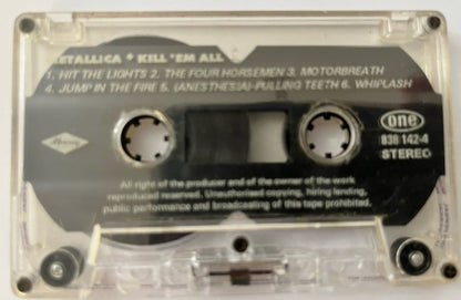 Metallica - Kill 'Em All      RARE Thailand Import Cassette LP