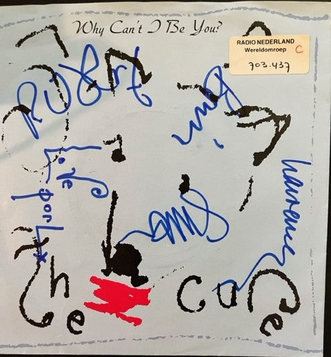 The Cure - Why Can't I Be You? - German Import 7" Single AUTOGRAPHED