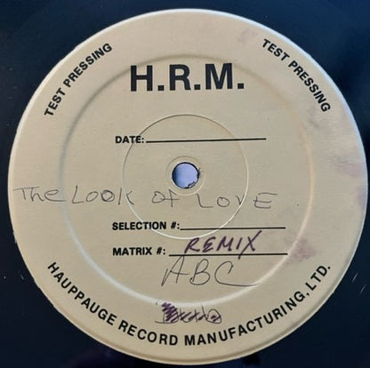 ABC - The Look Of Love - Rare 2 x 12" Test Pressings With Remixes
