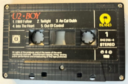 U2 - Boy    VERY RARE Thailand Import Cassette LP