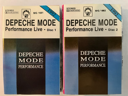 Depeche Mode - Performance - RARE Double LIVE Cassette