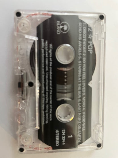 U2 - POP  Rare Thailand Cassette LP  Ltd. Edition W/ Patch