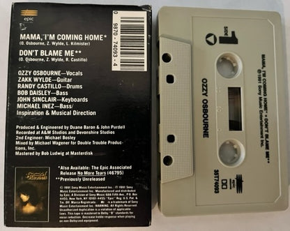 Ozzy Osbourne - Mama, I'm Coming Home   U.S. Cassette Single