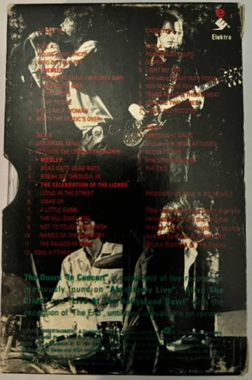 The Doors - In Concert   U.S. Double Cassette In Slipcase