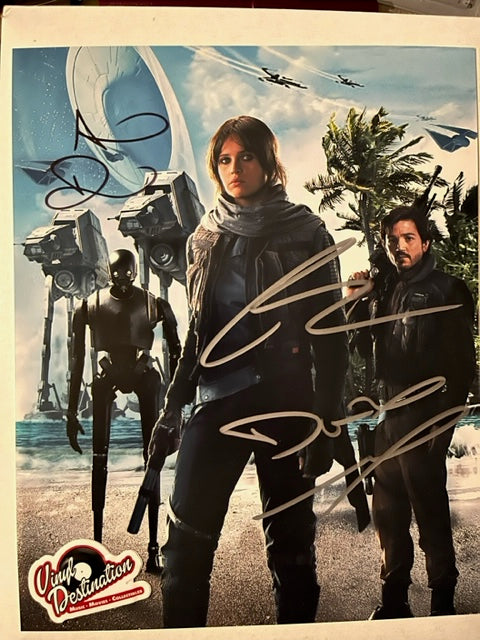 Star Wars / Rogue One - Cast Signed 8 x 10 Photo
