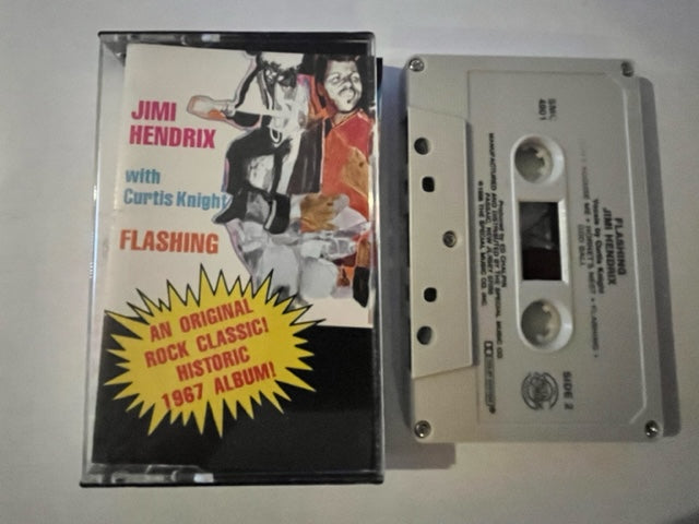 Jimi Hendrix With Curtis Knight = Flashing   U.S. Cassette LP