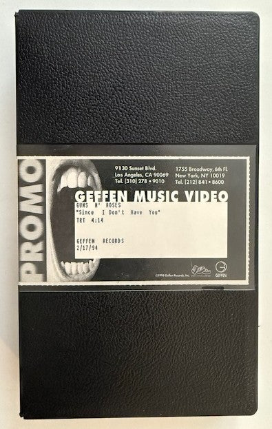 Guns-N-Roses - Since I Don't Have You   RARE Promo Only VHS Video Single