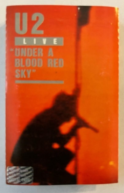 U2 - LIVE Under A Blood Red Sky    Rare Thailand Import Cassette LP