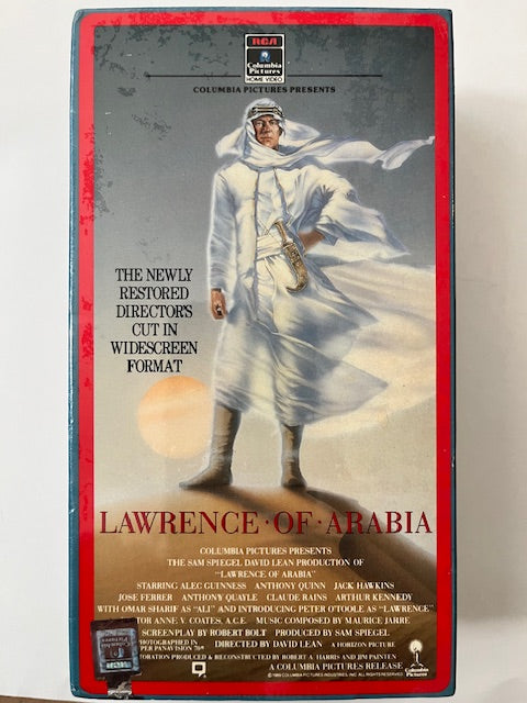 Lawrence Of Arabia - VHS x 2 Videocassettes   NEW / Factory Sealed