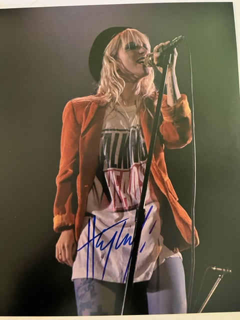 Hayley Williams - Paramore - Hand Signed 8 x 10 Photo