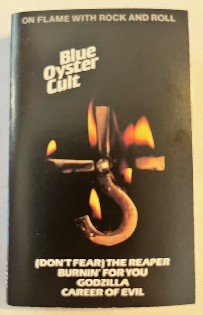 Blue Oyster Cult - On Flame With Rock & Roll   U.S. Cassette LP