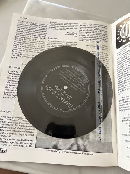 Depeche Mode - BONG Magazine 1992- Fan Club Only - Includes RARE Deaths Door Flexi-Disc
