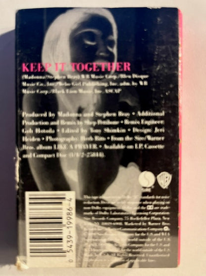 Madonna - Keep It Together    U.S. Cassette Single