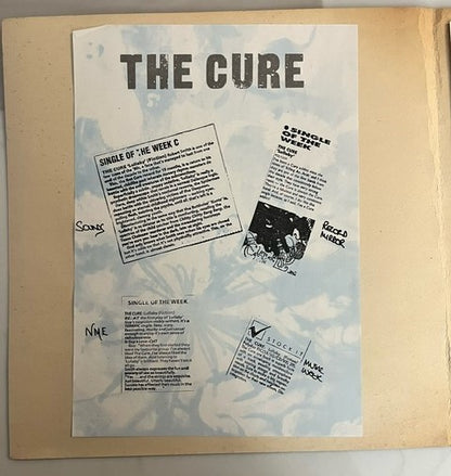 The Cure - Disintegration    Extremely Rare Proof Sleeve For LP