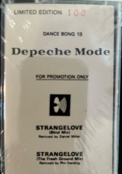 Depeche Mode - Strangelove - Blind / Fresh Ground Mixes - RARE Numbered Promotional Cassette