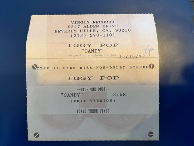 Iggy Pop - Candy - Rare Promotional Only Cassette