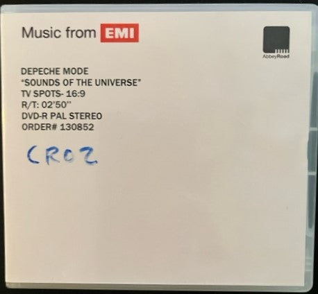 Depeche Mode - Sounds Of The Universe TV Spots - RARE Promo DVDr Test Pressing