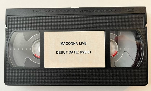 MADONNA  LIVE! - Drowned World Tour    RARE Promotional Only VHS Videocassette