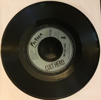 The Cure / Cult Hero - I Dig You    Rare U.K. 7" Single  Hand Signed