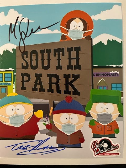 South Park - Hand Signed 8 x 10 Photo       Trey Parker & Matt Stone