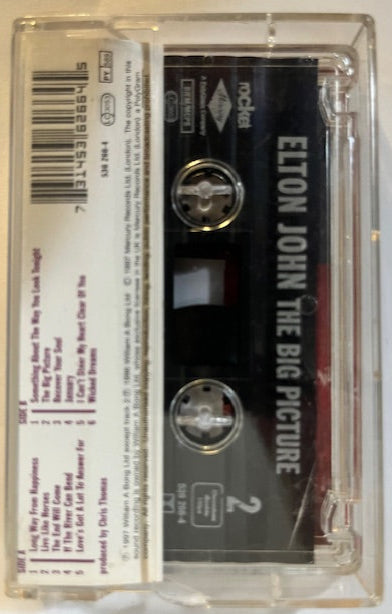 Elton John - The Big Picture       Netherlands Import Cassette LP