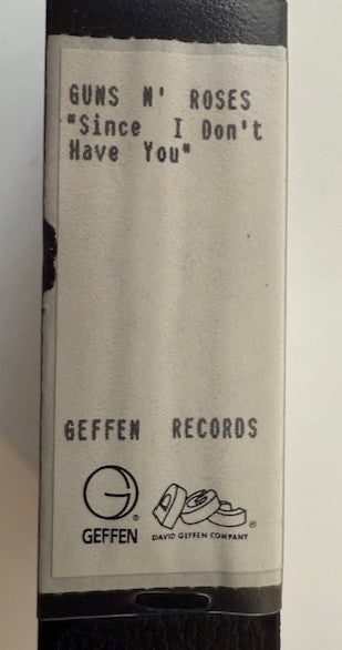 Guns-N-Roses - Since I Don't Have You   RARE Promo Only VHS Video Single