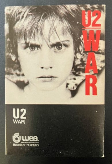 U2 - WAR        Very Rare Taiwanese Import Cassette LP