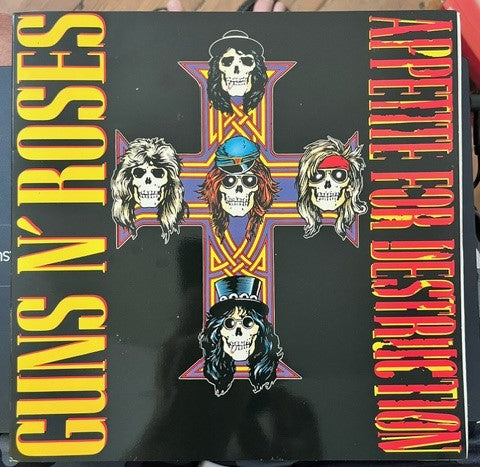 Guns-N-Roses     RARE Japanese 10" x 10" CD Box Set With 4 Live Photos