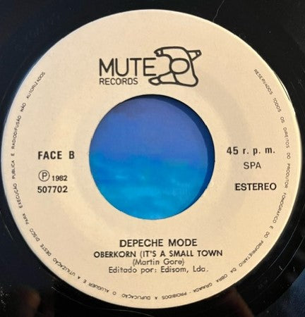 Depeche Mode - The Meaning Of Love   RARE Portuguese 7" Promo Single