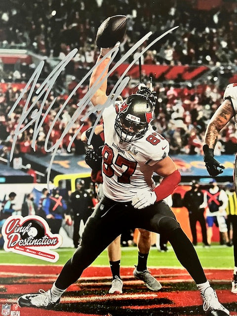 Rob Gronkowski - Tampa Bay Bucs   Hand Signed 8 x 10 Photo